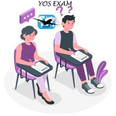 شرایط و مراحل برگزاری آزمون یوس و منابع yos exam